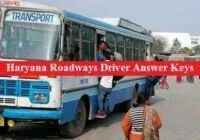 Haryana Roadways Driver Answer Keys