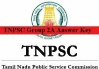 TNPSC Group 2A Answer Key https://pscexaminfo.in/
